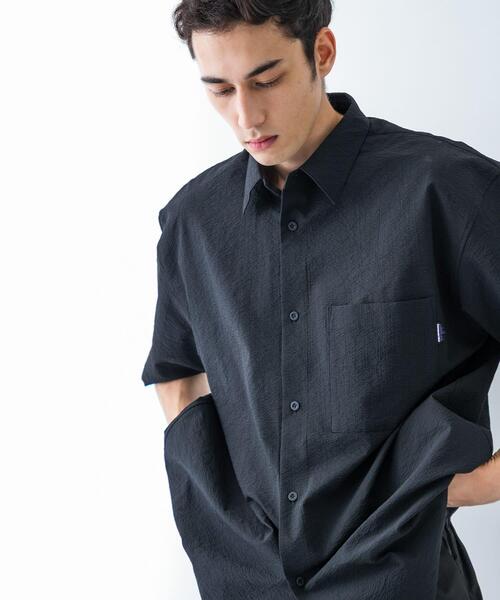 THOUSAND MILE(サウザンドマイル)の「『別注』THOUSAND MILE×UR WASHER CODE SHIRTS(シャツ/ブラウス・メンズ・ブルー系その他/ブラック/チャコールグレー・SMALL/MEDIUM/LARGE)」の4枚目の写真