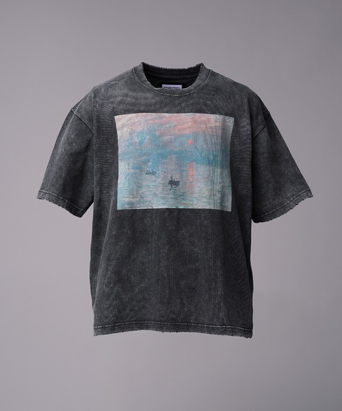 UNISEX》【ART SERIES】「Claude Monet」Prime-Over Crew Neck T
