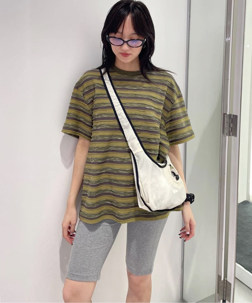 BRAIN DEAD/ブレインデッド】 CASEY STRIPED T T00004356D125