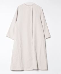 SLOBE IENA イエナ　ノーカラーコート　36 オフホワイト SLOBE IENA イエナ ノーカラーコート 36 オフホワイト