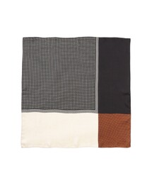 BEAMS F | 【別注】REGAGLIA / シルク パネル柄 ネッカチーフ(マフラー)