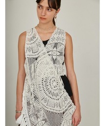 styling/ | ハンドクロシェニットベスト(ベスト)