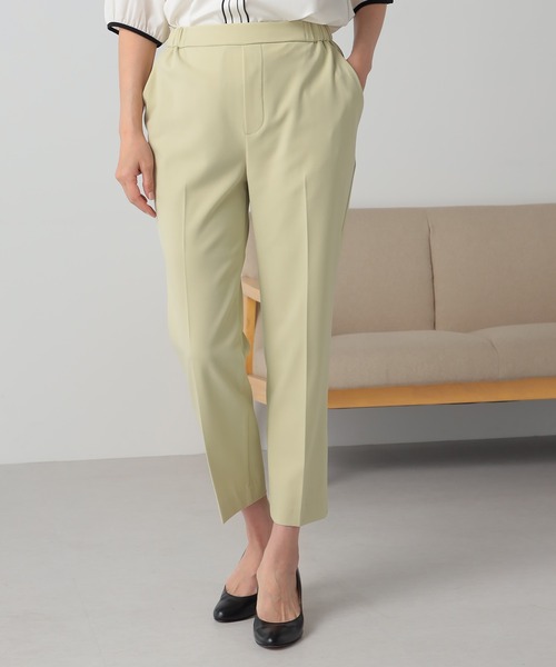 GALLORIA(ギャローリア)の「【キレメクパンツ】2wayストレッチ テーパードパンツ(その他パンツ・レディース・ライトベージュ/レモンイエロー/ライトブルー/ネイビー・LL/S/M/L)」の4枚目の写真