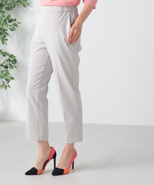 GALLORIA(ギャローリア)の「【キレメクパンツ】2wayストレッチ テーパードパンツ(その他パンツ・レディース・ライトベージュ/レモンイエロー/ライトブルー/ネイビー・LL/S/M/L)」の5枚目の写真