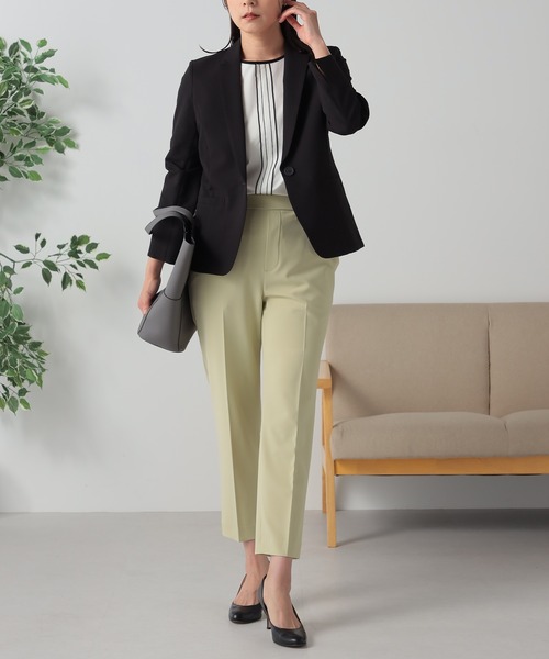 GALLORIA(ギャローリア)の「【キレメクパンツ】2wayストレッチ テーパードパンツ(その他パンツ・レディース・ライトベージュ/レモンイエロー/ライトブルー/ネイビー・LL/S/M/L)」の20枚目の写真