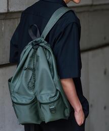 THE SHOP TK （ザ ショップ ティーケー ）の「ダブルポケット巾着バック ／ ナップサック（バックパック/リュック・メンズ）」