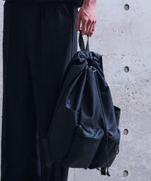 THE SHOP TK （ザ ショップ ティーケー ）の「ダブルポケット巾着バック ／ ナップサック（バックパック/リュック）」