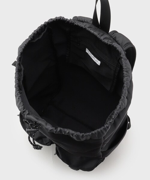 THE SHOP TK （ザ ショップ ティーケー ）の「◆ダブルポケット巾着バック ／ ナップサック（バックパック/リュック・メンズ・ブラック/カーキ・00）」の8枚目の写真