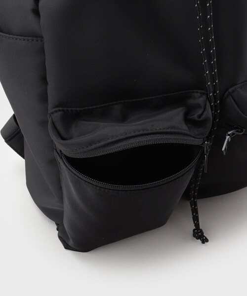 THE SHOP TK （ザ ショップ ティーケー ）の「◆ダブルポケット巾着バック ／ ナップサック（バックパック/リュック・メンズ・ブラック/カーキ・00）」の12枚目の写真