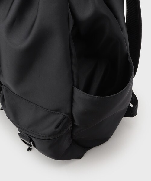 THE SHOP TK （ザ ショップ ティーケー ）の「◆ダブルポケット巾着バック ／ ナップサック（バックパック/リュック・メンズ・ブラック/カーキ・00）」の15枚目の写真