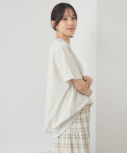 RETRO GIRL(レトロガール)の「ワンショルスウェットTEE(スウェット・レディース・ホワイト系その他/キャメル/ライトグレー・FREE)」の18枚目の写真