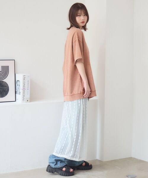 RETRO GIRL(レトロガール)の「ワンショルスウェットTEE(スウェット・レディース・ホワイト系その他/キャメル/ライトグレー・FREE)」の14枚目の写真