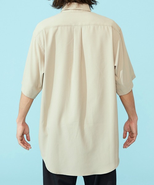 Lee(リー)の「Lee/リー【涼】シアサッカーハーフスリーブシャツ /半袖シャツ/軽量シャツ/ストライプシャツ(シャツ/ブラウス・メンズ・モカ/ネイビー/ブラック・MEDIUM/X-LARGE/LARGE/SMALL)」の10枚目の写真