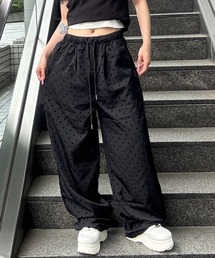 .KOM | A'GEM/9 × .kom 『.KOM/ドットケーオーエム』サテンライクドットパンツ(その他パンツ)