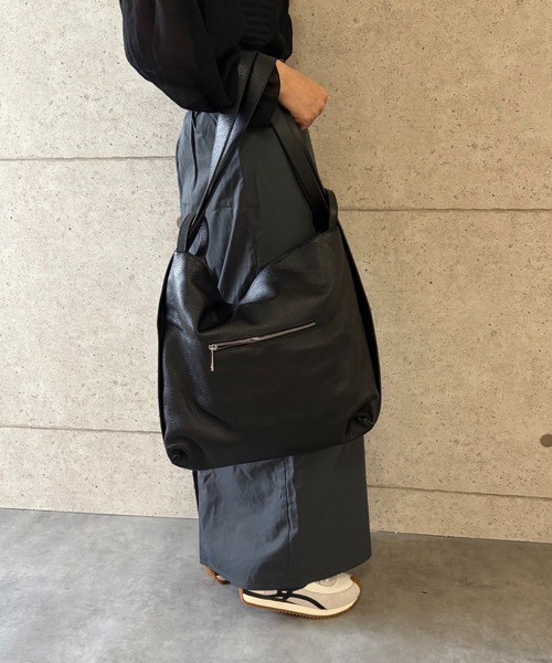 Lilimill(リリミル)の「2wayレザーバッグ(ショルダーバッグ・レディース・ライトグリーン/ミント/ライトパープル/ブラック/ダークブラウン/ダークグレー・FREE)」の13枚目の写真