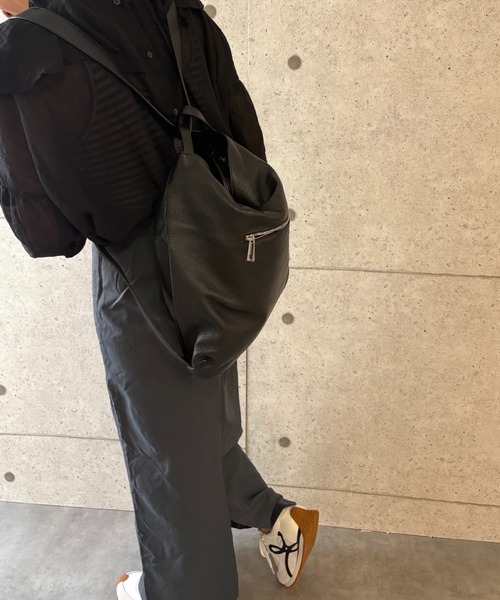 Lilimill(リリミル)の「2wayレザーバッグ(ショルダーバッグ・レディース・ライトグリーン/ミント/ライトパープル/ブラック/ダークブラウン/ダークグレー・FREE)」の19枚目の写真