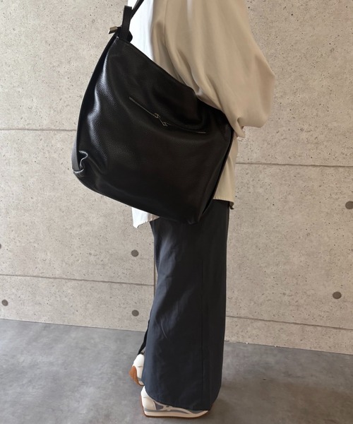 Lilimill(リリミル)の「2wayレザーバッグ(ショルダーバッグ・レディース・ライトグリーン/ミント/ライトパープル/ブラック/ダークブラウン/ダークグレー・FREE)」の22枚目の写真