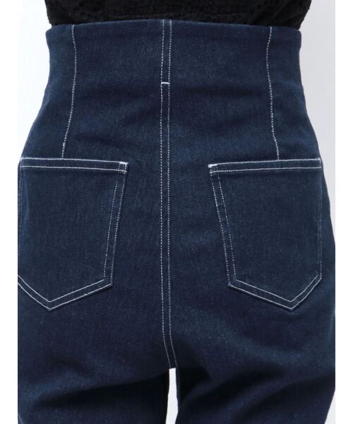 dazzlin（ダズリン）の「ハイウエストカプリパンツ（その他パンツ・レディース・ブルー/インディゴブルー・MEDIUM/SMALL）」の9枚目の写真