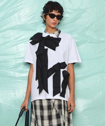 MAISON SPECIAL｜Glitter Tulle Oversized T-shirt | Rakuten
