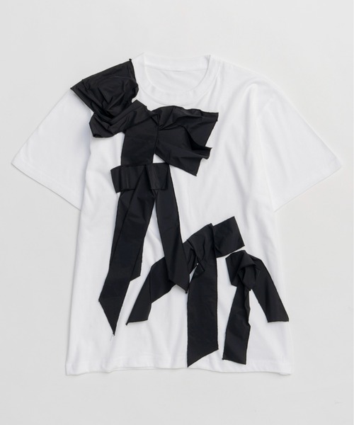 tシャツ Twisted Ribbon Oversize T-shirt/ツイステッドリボンオーバーＴシャツ「MAISON SPECIAL/メゾンスペ MAISON SPECIAL tシャツ Twisted Ribbon Oversize T-shirt
