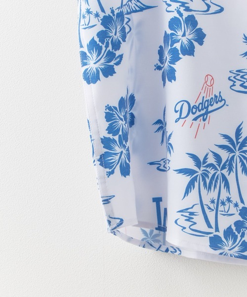 MLB（メジャーリーグベースボール）の「MLB/エムエルビー×REYN SPOONER GAME DAY PERFORMANCE BUTTON FRONT / レインスプーナー コラボ アロハシャツ（シャツ/ブラウス・メンズ・ブルー系1/ブルー系・L/M/S/XL）」の12枚目の写真