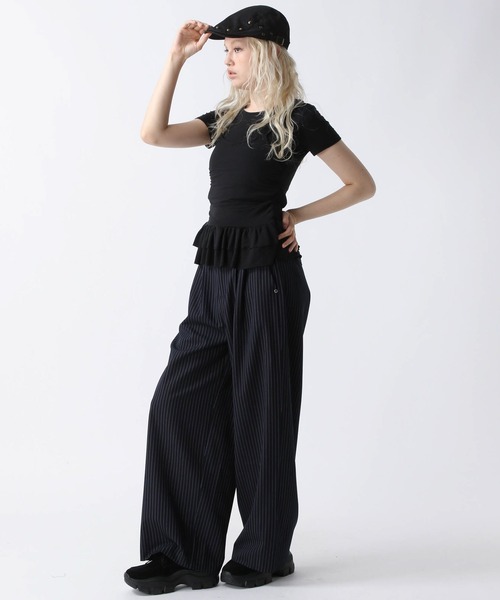 FOREVER 21（フォーエバー トゥエンティーワン）の「【2025SS】フェイクスエードモカシン（モカシン/デッキシューズ・レディース・ブラウン/ブラック・MEDIUM/LARGE）」の4枚目の写真