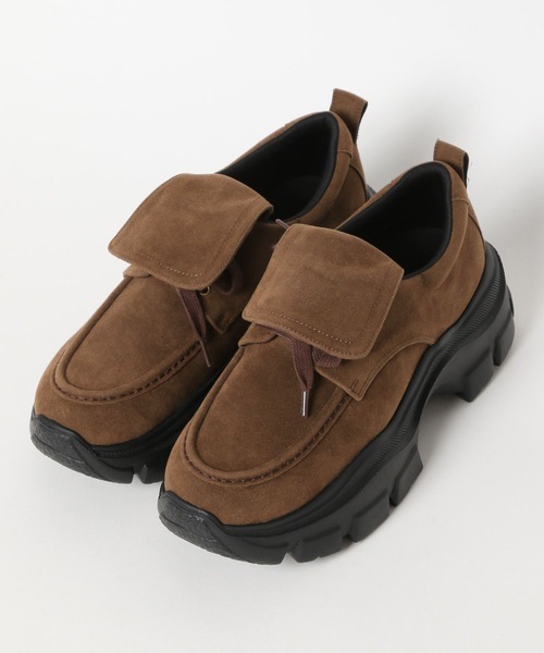 FOREVER 21（フォーエバー トゥエンティーワン）の「【2025SS】フェイクスエードモカシン（モカシン/デッキシューズ・レディース・ブラウン/ブラック・MEDIUM/LARGE）」の18枚目の写真