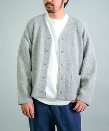 OMNIGOD（オムニゴッド）の「[OMNIGOD mens / オムニゴッド] 接結ウール Vネックカーディガン（カーディガン/ボレロ）」