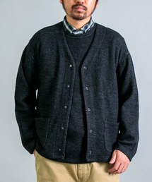 OMNIGOD（オムニゴッド）の「[OMNIGOD mens / オムニゴッド] 接結ウール Vネックカーディガン（カーディガン/ボレロ）」