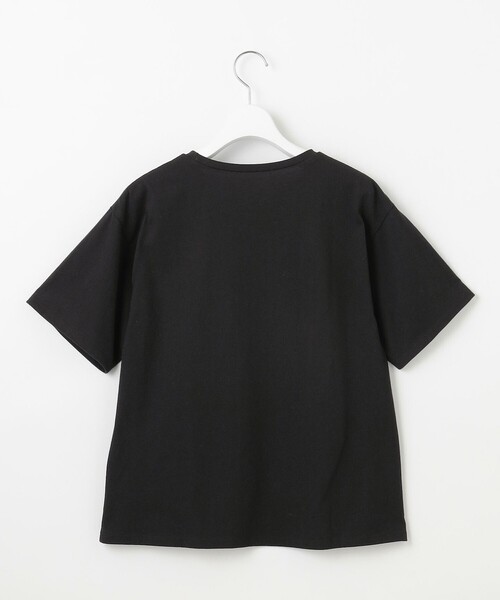 Feroux(フェルゥ)の「【洗える】Bijou刺繍Tシャツ(Tシャツ/カットソー・レディース・ブラック系/ホワイト系・F)」の5枚目の写真