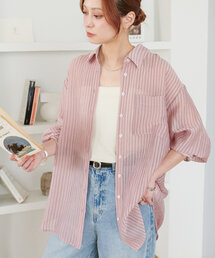 「DISCOAT」 長袖シャツ MEDIUM ピンク レディース Discoat 「DISCOAT」 長袖シャツ MEDIUM ピンク レディース