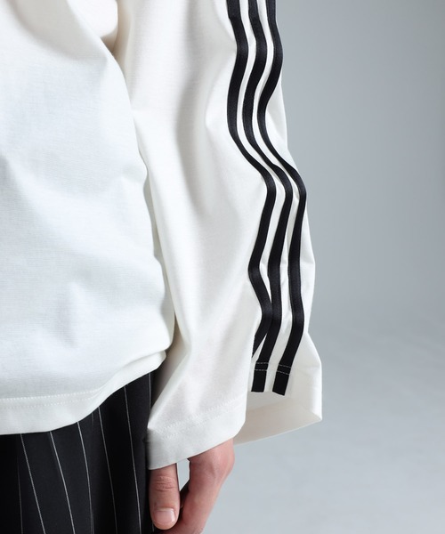 Y-3(ワイスリー)の「Y-3 LONG SLEEVE TEE 3-STRIPES(Tシャツ/カットソー・メンズ・ライトホワイト・SMALL/MEDIUM/LARGE/X-SMALL/X-LARGE)」の6枚目の写真