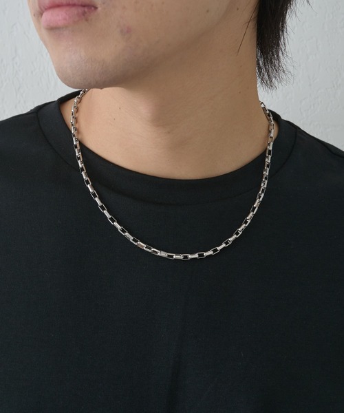 COLONY 2139（コロニートゥーワンスリーナイン）の「スクエアチェーンネックレス（ネックレス・メンズ・シルバー・FREE）」の21枚目の写真