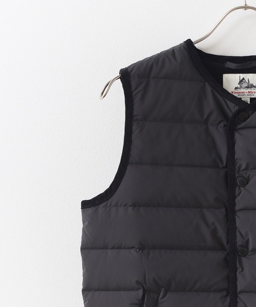 Vincent et Mireille/バンソンエミレイユ Stitchless down vest