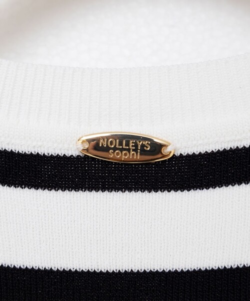 NOLLEY’S Sophi（ノーリーズソフィ）の「《アンサンブル対応/手洗い可能》マルチファンクション総針ノースリーブプルオーバーニット（ニット/セーター・レディース・ホワイト系その他2/レッド/ダークブラウン/キャメル・38/36）」の6枚目の写真