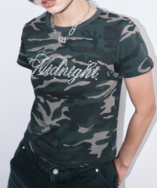 Tシャツ・カットソー MIDNIGHT MOVE camo t A'GEM/9 × .kom 『MIDNIGHT MOVE/ミッドナイトムーブ』 CAMO T