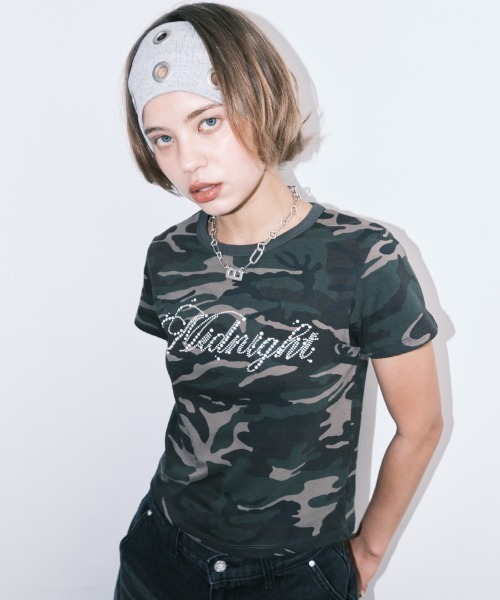 Tシャツ・カットソー MIDNIGHT MOVE camo t A'GEM/9 × .kom 『MIDNIGHT MOVE/ミッドナイトムーブ』 CAMO T