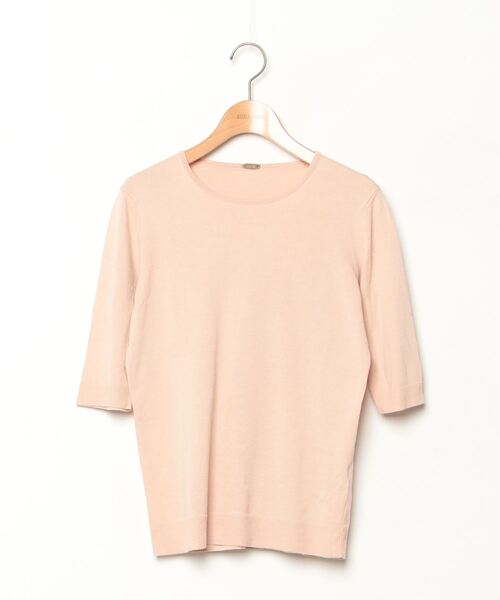 「MUSE de Deuxieme classe」 7分袖ニット 36 ピンク レディース セール/ブランド古着】7分袖ニット（ニット/セーター）｜MUSE de