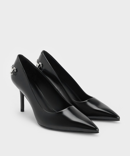 CHARLES & KEITH(チャールズ & キース)の「Erinna エリンナ メタリックアクセントポインテッドトゥパンプス(パンプス・レディース・バーガンディー/ブラック系その他7・22cm/22.5cm/23cm/23.5cm/24.5cm/25cm/25.5cm)」の16枚目の写真