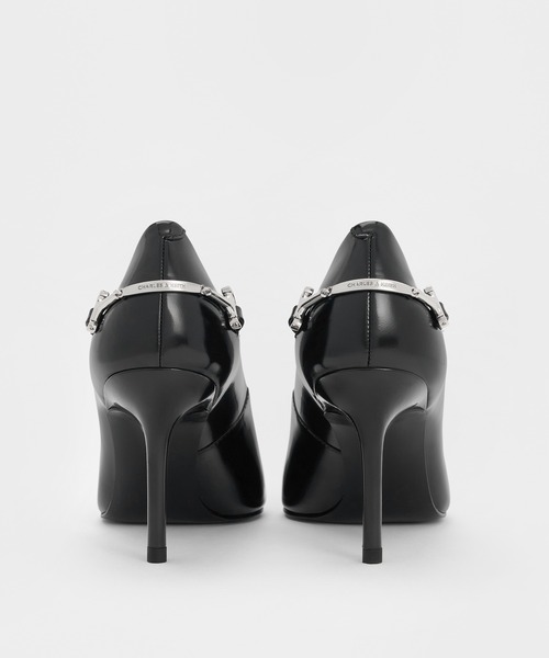 CHARLES & KEITH(チャールズ & キース)の「Erinna エリンナ メタリックアクセントポインテッドトゥパンプス(パンプス・レディース・バーガンディー/ブラック系その他7・22cm/22.5cm/23cm/23.5cm/24.5cm/25cm/25.5cm)」の17枚目の写真