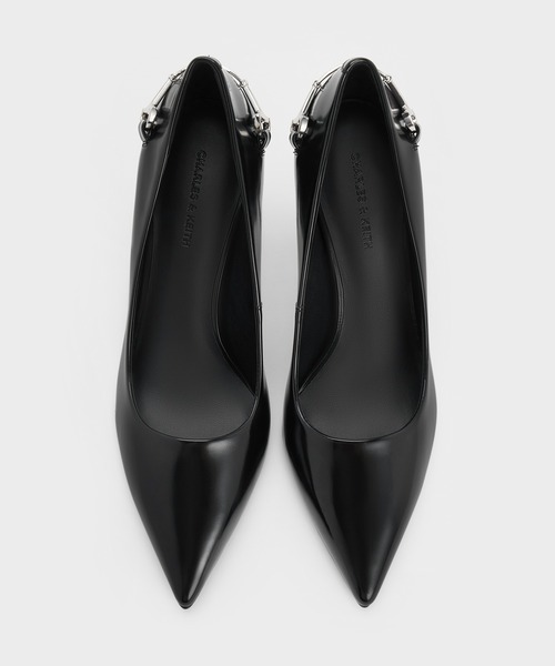 CHARLES & KEITH(チャールズ & キース)の「Erinna エリンナ メタリックアクセントポインテッドトゥパンプス(パンプス・レディース・バーガンディー/ブラック系その他7・22cm/22.5cm/23cm/23.5cm/24.5cm/25cm/25.5cm)」の19枚目の写真