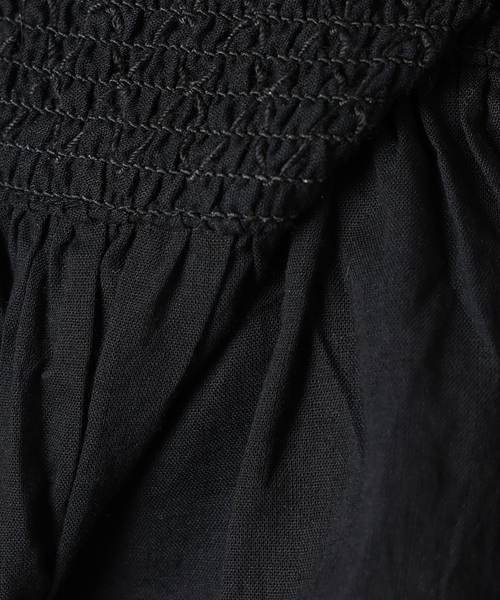 B.C STOCK（ベーセーストック）の「《追加》《2点セット》ウォッシャブル / フリルキャミソールレイヤードブラウス（シャツ/ブラウス・レディース・ブラック/カーキ/ホワイト・FREE）」の7枚目の写真