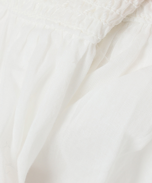 B.C STOCK（ベーセーストック）の「《追加》《2点セット》ウォッシャブル / フリルキャミソールレイヤードブラウス（シャツ/ブラウス・レディース・ブラック/カーキ/ホワイト・FREE）」の6枚目の写真