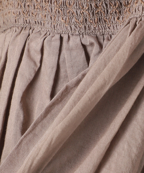 B.C STOCK（ベーセーストック）の「《追加》《2点セット》ウォッシャブル / フリルキャミソールレイヤードブラウス（シャツ/ブラウス・レディース・ブラック/カーキ/ホワイト・FREE）」の8枚目の写真