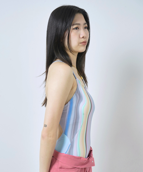 【PISCESS】Holographic One-Piece Swimsuit ☆ワンピース水着 Ray BEAMS（レイ ビームス）PISCESS / Holographic One Piece