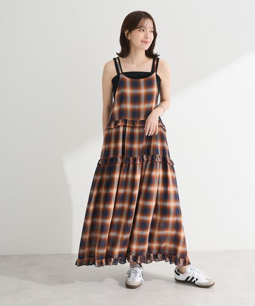 Green Parks(グリーンパークス)の「スクエアラメタンクトップ(タンクトップ・レディース・ゴールド/ブラック/グレー/オフホワイト・FREE)」の9枚目の写真