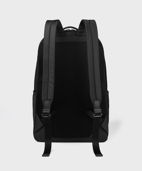【美品】Paul Smith ナイロンブライトストライプトリム リュック黒 ナイロンブライトストライプトリム SS25 リュック【553405 N081R