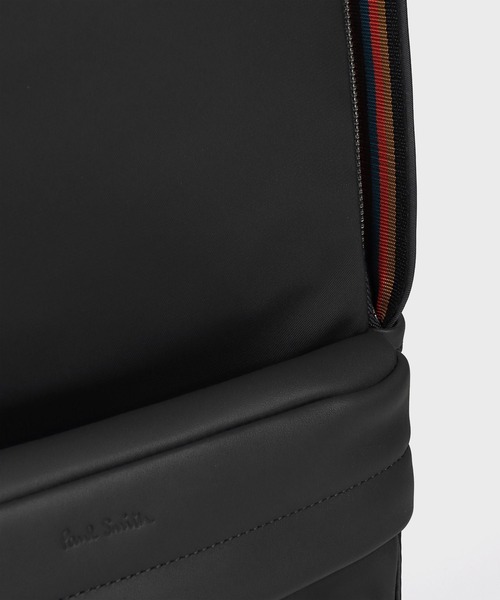 Paul Smith（ポールスミス）の「ナイロンブライトストライプトリム リュック【553405 N081R】（バックパック/リュック・メンズ・ブラック/ネイビー・FREE）」の5枚目の写真