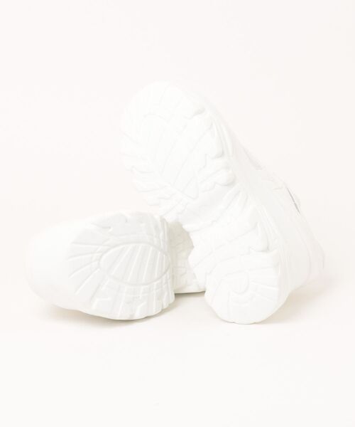 Shoes in Closet(シューズインクローゼット)の「【年中かわいい厚底】+10.5㎝ 厚底 ハイソール ラメMIX ボリューム スニーカー 536(スニーカー・レディース・ブラック/ホワイト・M/S/LL/L)」の4枚目の写真