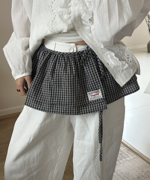 完売　アプワイザーリッシェ　店舗限定ギンガムチェック　フリルレイヤードジャケット 完売 アプワイザーリッシェ 店舗限定ギンガムチェック フリル